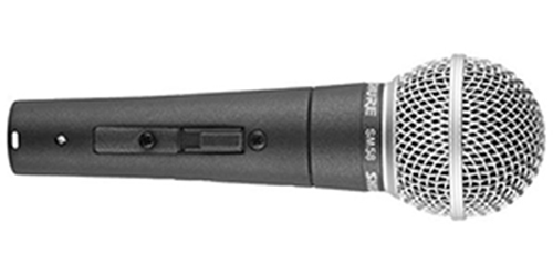 ダイナミックマイク SHURE シュアー SM58S スイッチ付 マイクレンタル