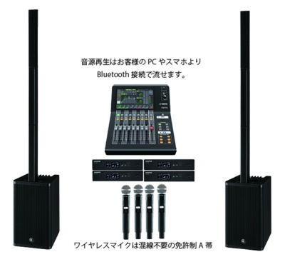 トークショー向け 音響レンタル システム